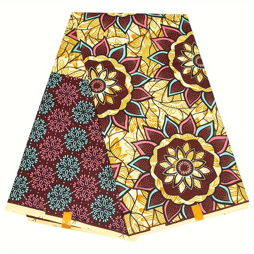 1pc New African Handmade Fabric For Party Wedding Dresses, African Ethnic Costume Fabric Handicraft DIY Fabric Dress Fabric