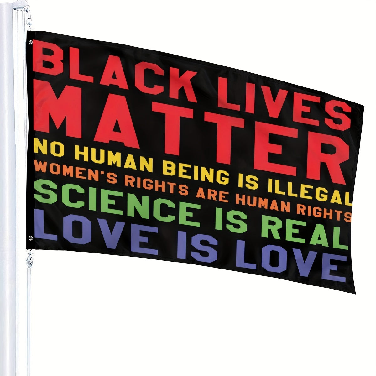 1pc, Black Lives Matter Black Activist Garden Flag Yard Sign Outdoor Decoration Banners, Black History Month Decor, African American Decor