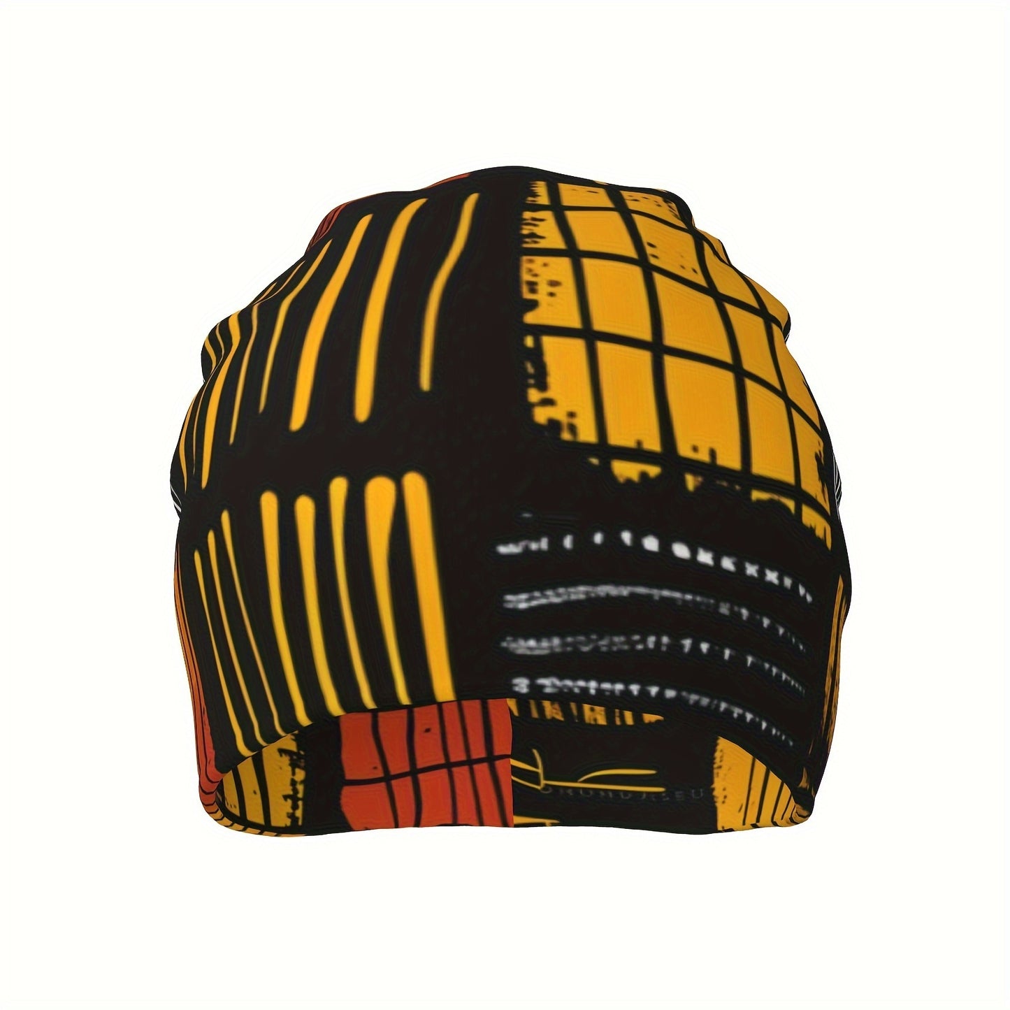 1pc Bonnet Hats Men Women's Skullies Beanies Hat With African Ethnic Print, Street Hat - Ideal Choice For Gifts