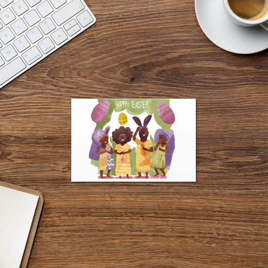 Afrocentric Easter Card