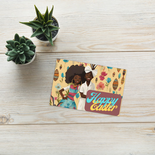 Afrocentric Easter Card