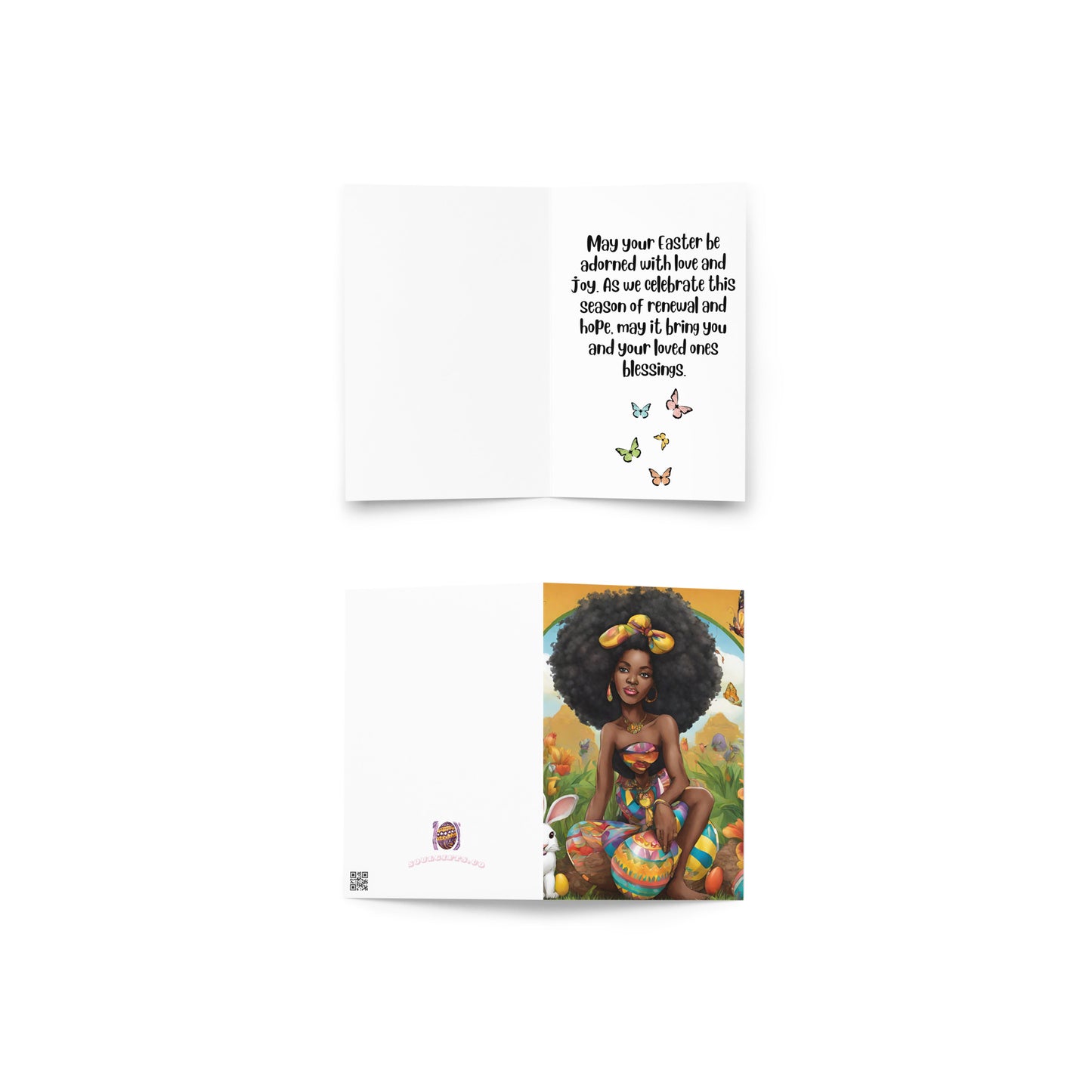 Afrocentric Easter Card