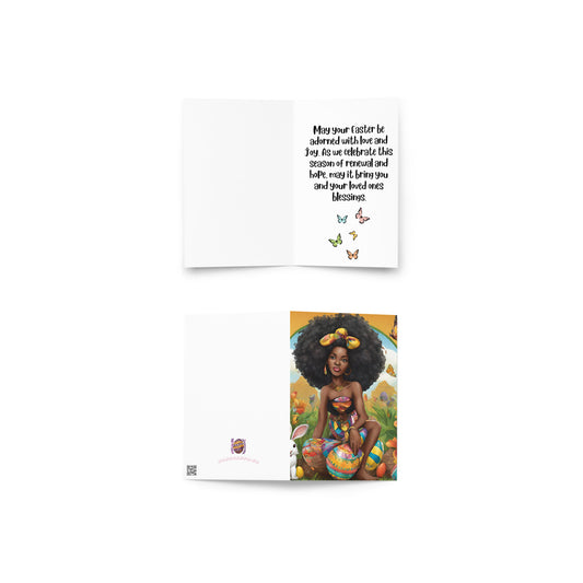 Afrocentric Easter Card