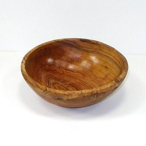 9-Inch Handcarved Olive Wood Bowl - Jedando Handicrafts