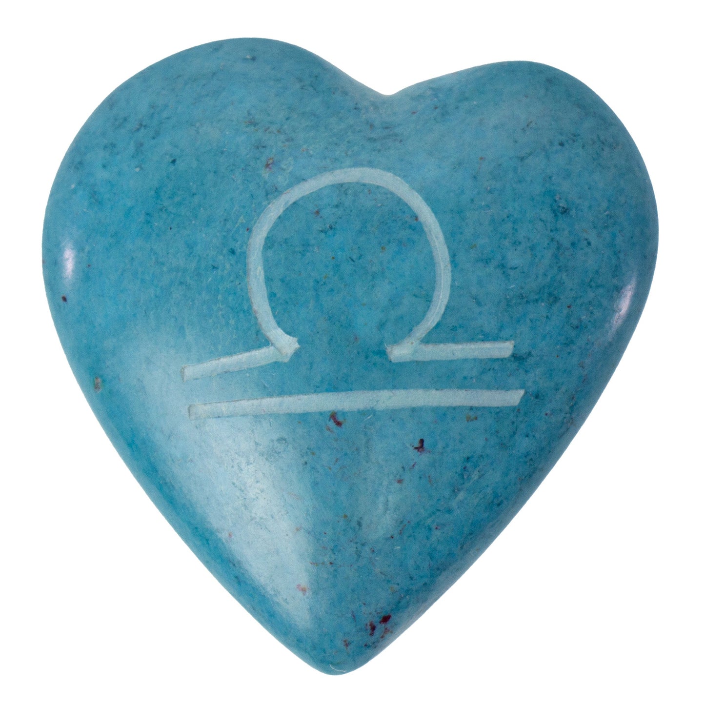 Zodiac Soapstone Hearts, Pack of 5: LIBRA