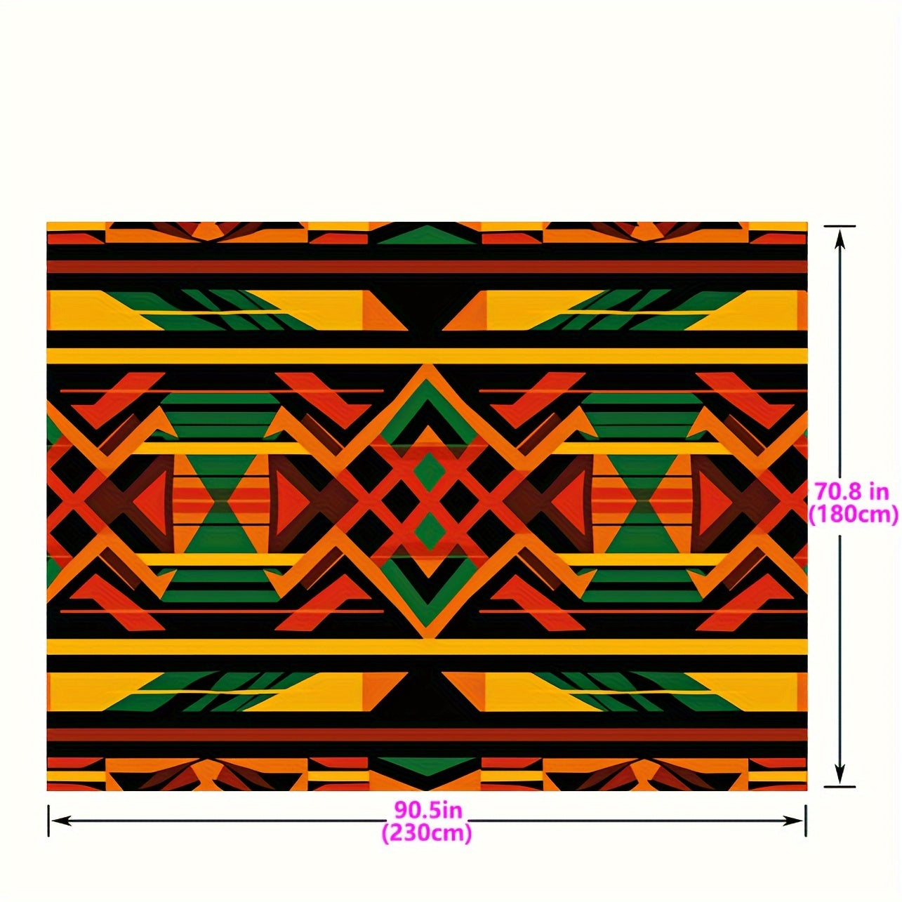 1pc Kwanzaa African American Photography Backdrop, Traditional Holiday Party Decoration Indoor Outdoor Wall Decor Banner