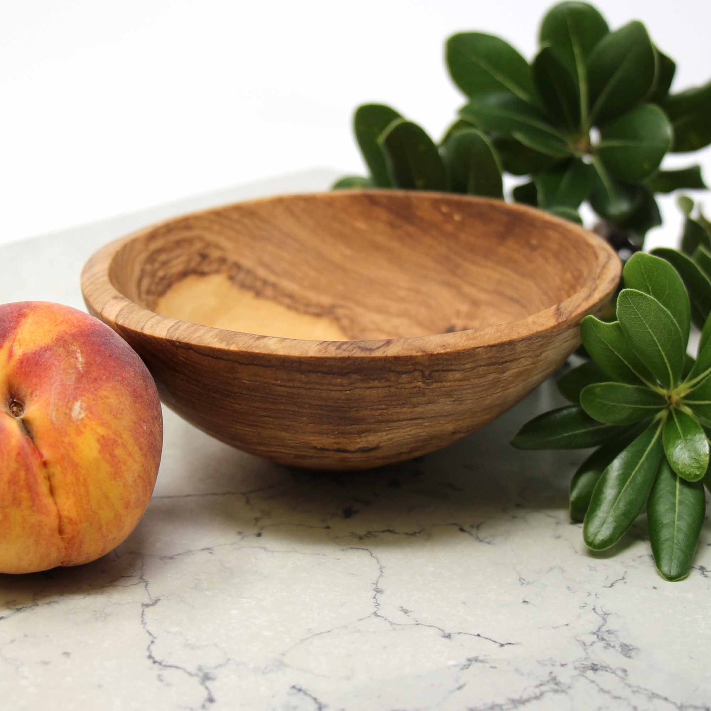 6-Inch Hand-carved Olive Wood Bowl - Jedando Handicrafts