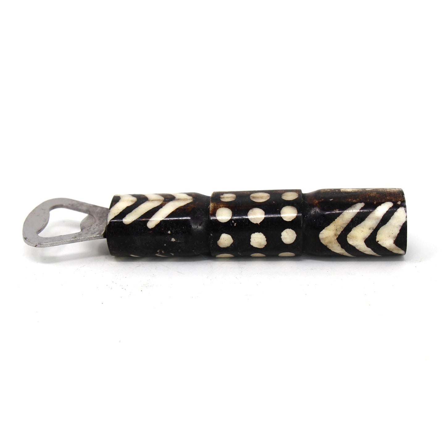 African Batik Bone Bottle Opener, Mixed Designs