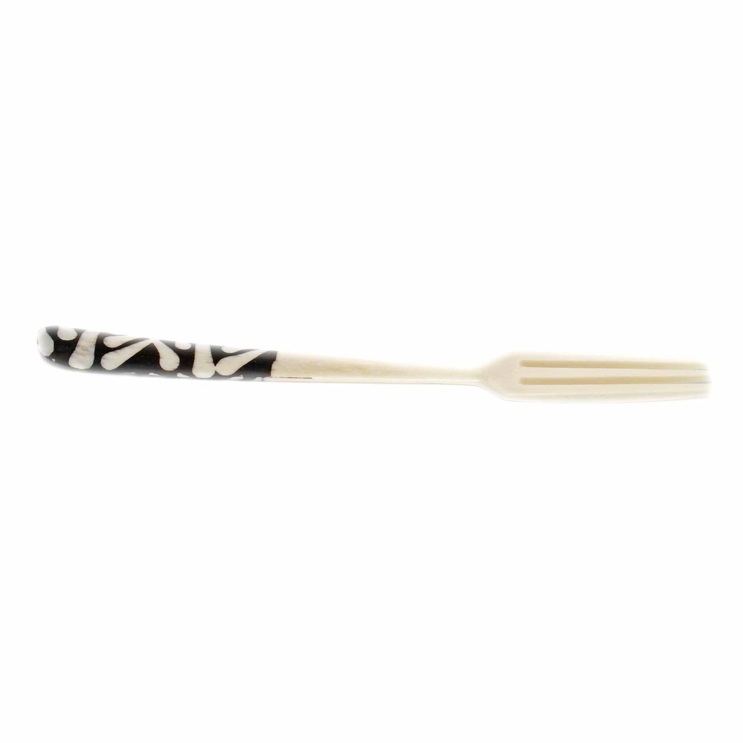 Long Batik Bone Appetizer Forks, Set of 2